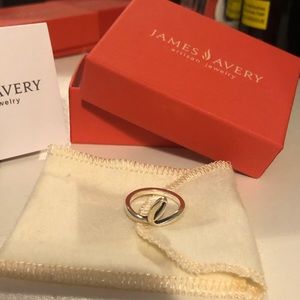 James Avery ‘L’ Script Initial Ring